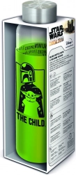 Bouteille en verre avec housse Mandalorian 585 ml