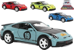 Kinsmart Porsche 911 livrée rallye – modèle en métal avec rétrofriction (13 cm)
