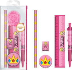 Set scolaire Super Mario Peach dans un étui en plastique