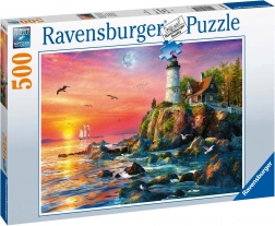 Ravensburger puzzle Phare au coucher du soleil 500 pièces