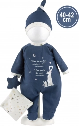 Tenue pour poupée bébé NEW BORN 40–42 cm avec accessoires