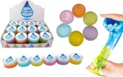 Mélange de slime super transparent aux couleurs 7 cm