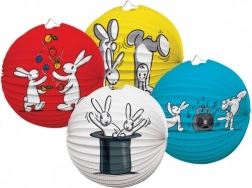 Lampion rond en papier BOB ET BOBEK 25 cm