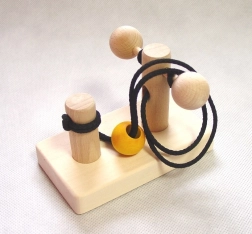 Casse-tête Bille cachée – rébus logique en bois