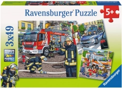Ravensburger puzzle Secouristes 3×49 pièces