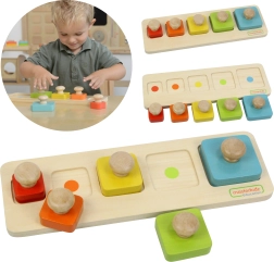 Taille et couleur Montessori de démonstration Masterkidz