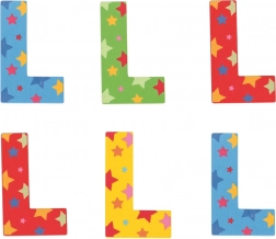 Lettre étoilée L de Bigjigs Toys