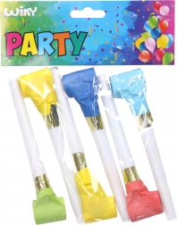 Sifflets de fête avec confettis