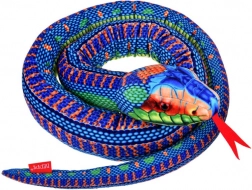 Peluche réaliste serpent bleu 180 cm