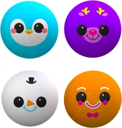 ensemble de balles malléables Squishmas Squishkins