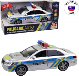 Voiture de police avec voix slovaque et gyrophare lumineux