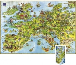 Puzzle Dragons - Carte d'Europe, 4000 pièces