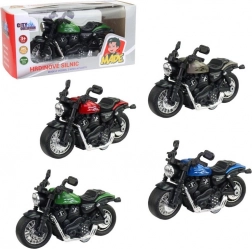 Moto en métal à rétrofriction 10,5 cm