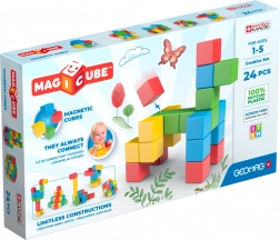 geomag magicube creative – jeu de construction magnétique 24 pièces