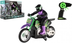 Moto cascadeuse RC 2,4 GHz 22 cm télécommandée