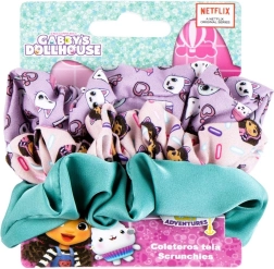 Set d’élastiques pour cheveux Gabby's Dollhouse (La maison magique de Gabby) – 3 pièces