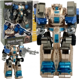 Woopie Robot à Transformation Ultra-Rapide 2-en-1 Camion de Combat