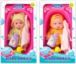 Bébé avec petite baignoire - set 26 cm