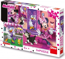 Puzzle Dino Disney Minnie 3×55 pièces