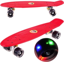 Skateboard Fiszka avec roues LED