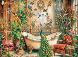 Puzzle paon 1000 pièces ANATOLIAN