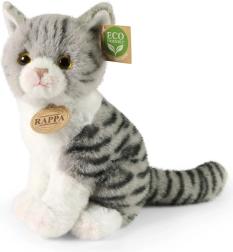 Chat en peluche Rappa éco-responsable 24 cm