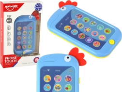 Smartphone éducatif pour enfants avec anglais poussin – bleu