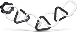 Chaîne en plastique noir et blanc pour bébés – 8 formes