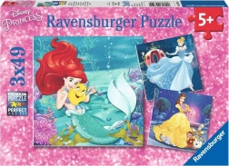 Puzzle Ravensburger Disney Princesses – soirée avec les princesses, 3×49 pièces