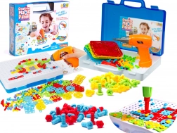 Kit de construction pour enfants avec perceuse et vis - 151 pièces
