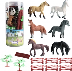 Woopie set de figurines chevaux, 16 pcs