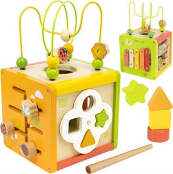 cube d’activité en bois 5-en-1 Viga