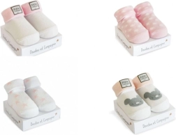 Coffret cadeau Doudou – chaussettes pour petite fille 0–6 mois
