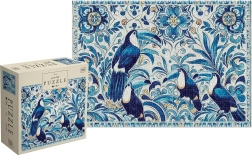 Puzzle art sur carreaux toucans 500 pièces