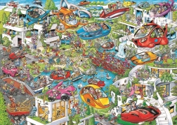 Puzzle RAVENSBURGER Ray’s Comic – Futur, 1000 pièces