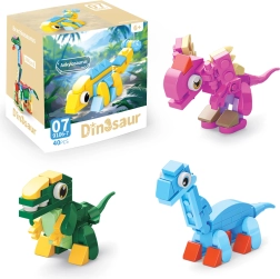 Kit de construction dinosaure 10 en 1 - 1 pièce