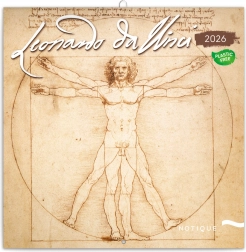 Calendrier bloc-notes Leonardo da Vinci 2026