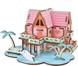 woodcraft puzzle 3D en bois maison d’été