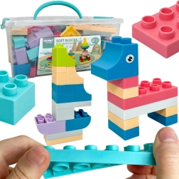 Woopie Blocs de construction souples dans une boîte, 99 pièces