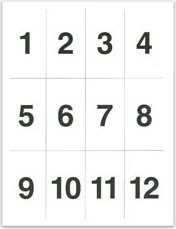 Oxybag - ensemble de chiffres et signes à découper