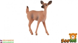 Figurine de cerf européen en plastique 7cm