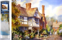 Norimpex peinture diamant Villa de campagne 30x40 cm