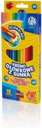 Astra Crayons triangulaires 12 pcs