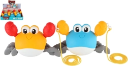 Jouet crabe à remontoir 20x12 cm - bicolore