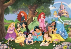 Puzzle Disney Princesses 104 pièces CLEMENTONI