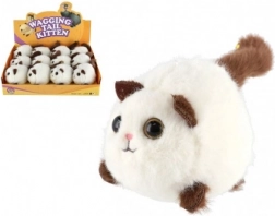 Jouet en peluche chat à remonter 10 cm