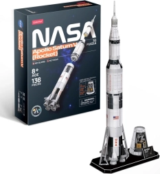 Puzzle 3D Saturn V Rocket – 136 pièces