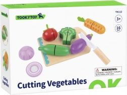 Set de légumes en bois à découper pour enfants