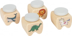 Boîtes en bois pour dents de lait small foot – lot de 4 pièces