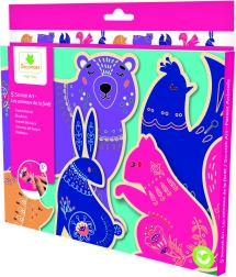 Scratch Art animaux de la forêt